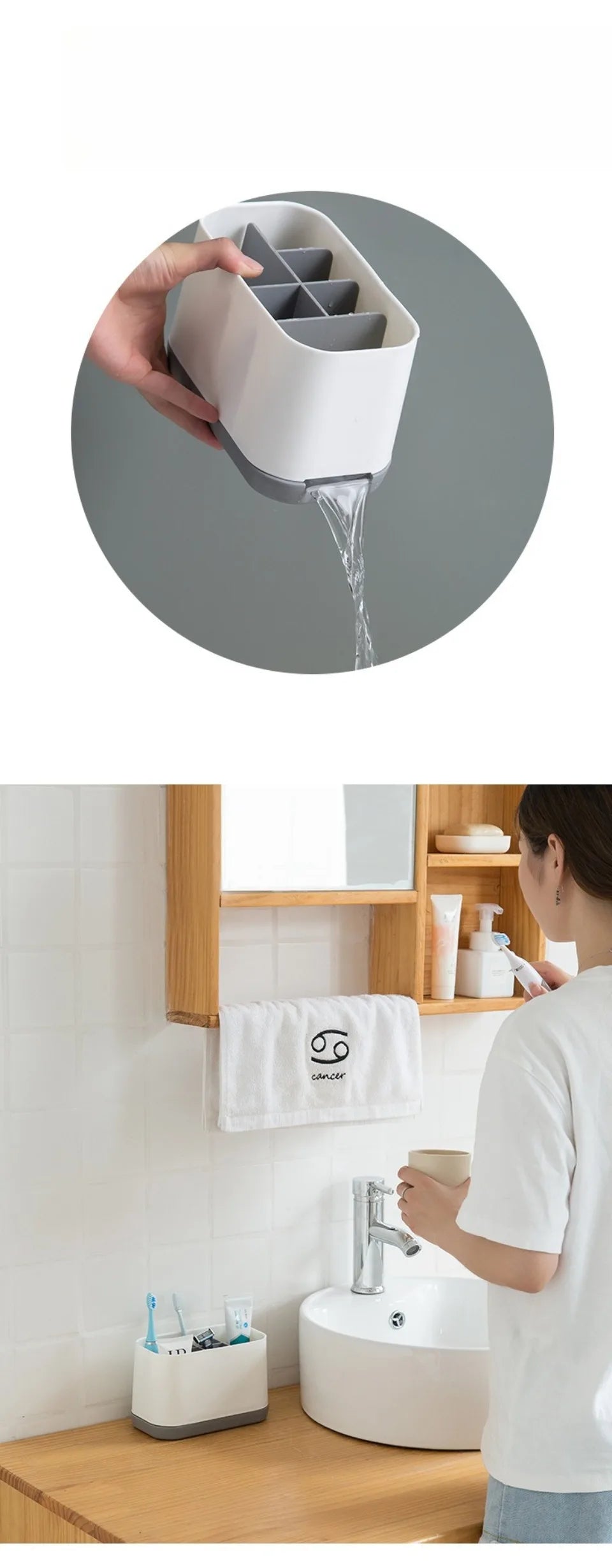 Bathroom Suction Cup Shower Shelf