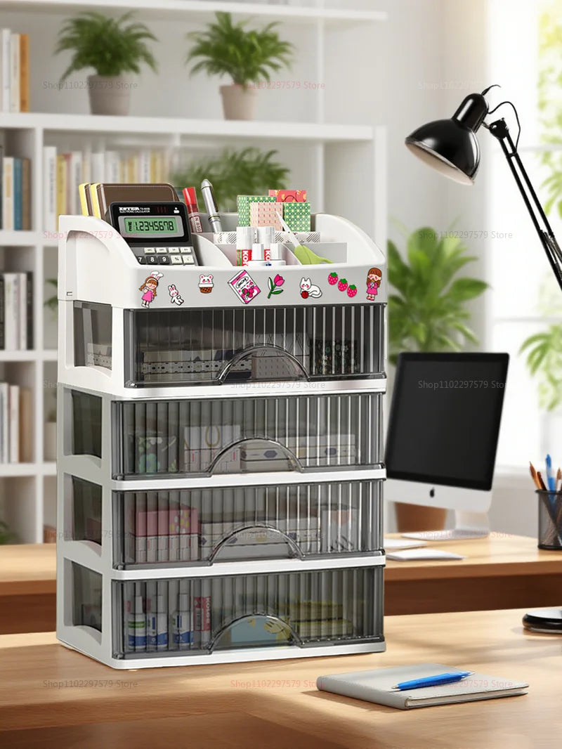 Multi-Layer Cosmetics & Jewelry Storage Box
