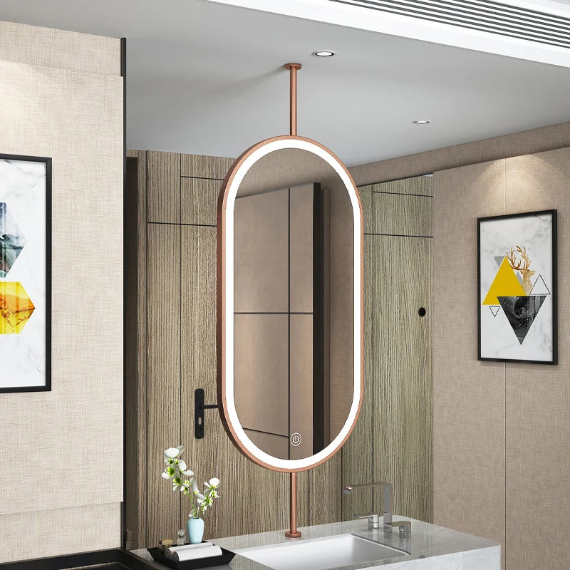 Oval Hanging LED Vanity Mirror
