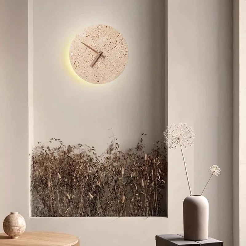 Japanese Style Wall Light Clock