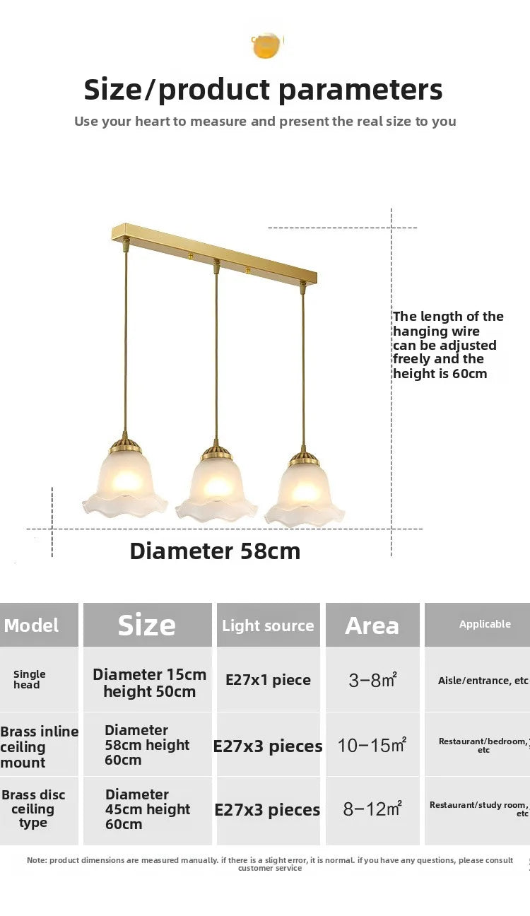 Milky White Glass LED Pendant Light