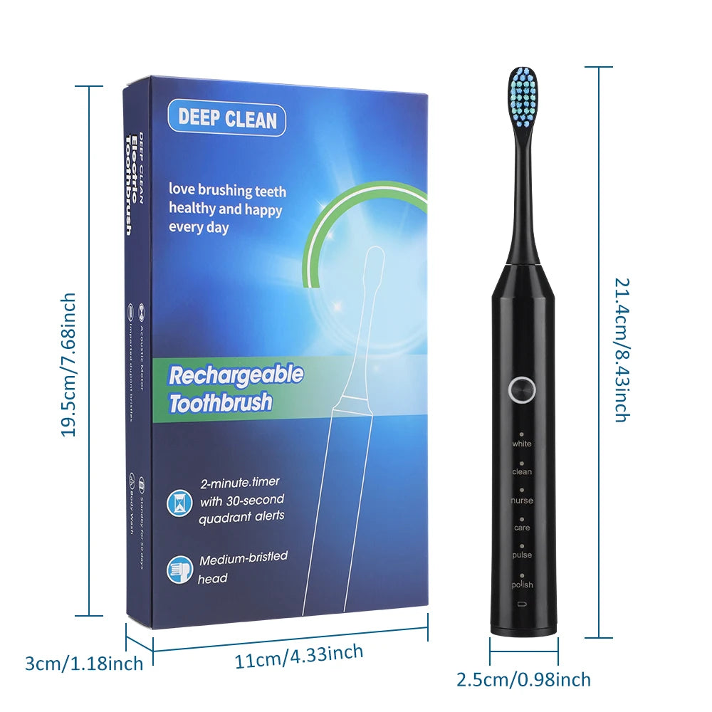 2025 Sonic Electric Toothbrush for Adults