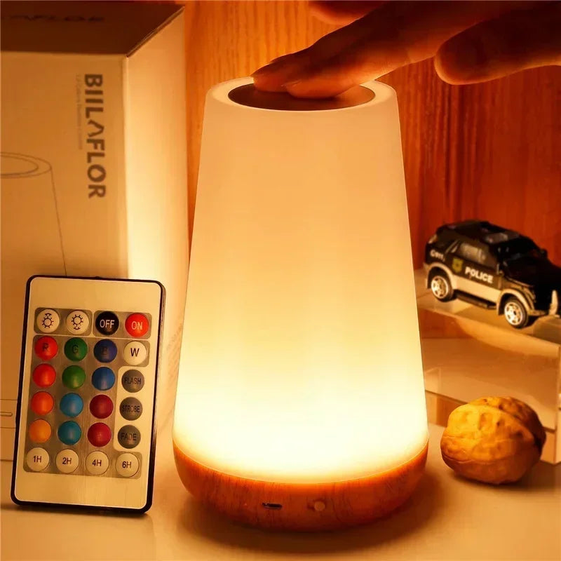 RGB Color-Changing Night Light – USB Rechargeable