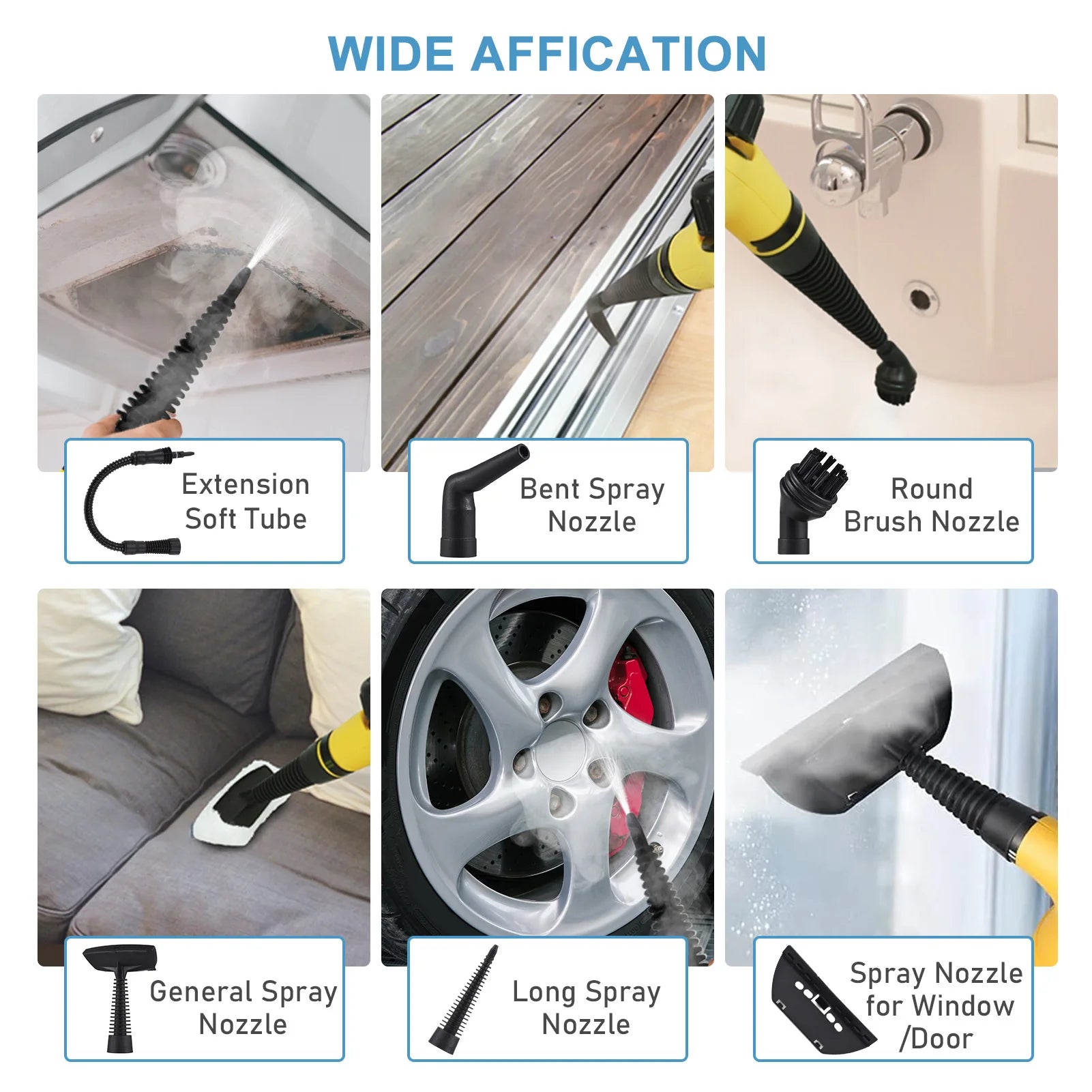 220V Handheld Steam Cleaner – High-Temperature Cleaning