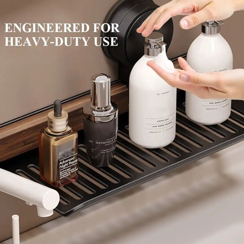 Bathroom Suction Cup Shower Shelf