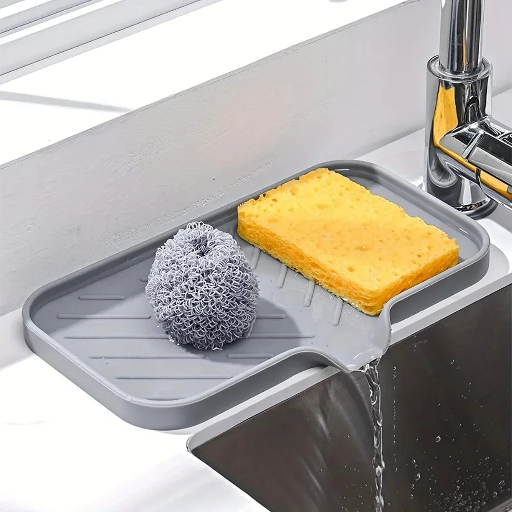Silicone Sink Tray & Soap Holder