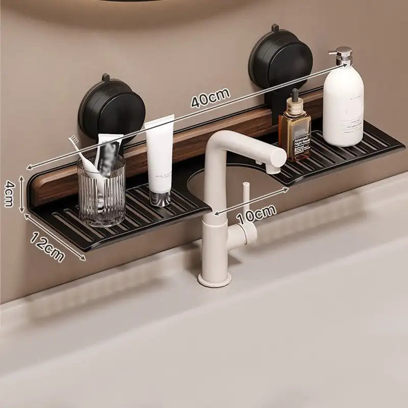 Bathroom Suction Cup Shower Shelf
