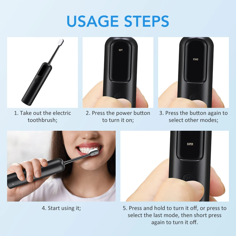 2025 Sonic Electric Toothbrush for Adults