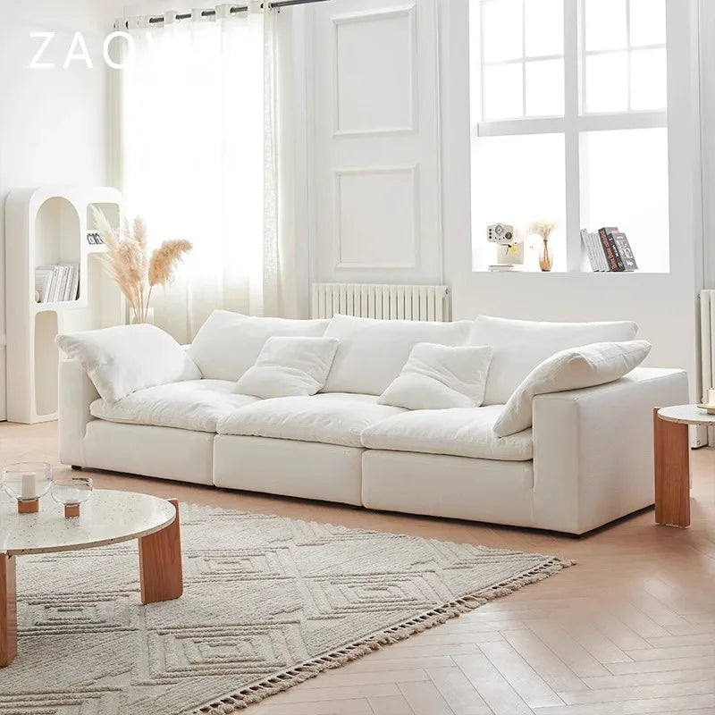 Customizable Corduroy Corner Sofa