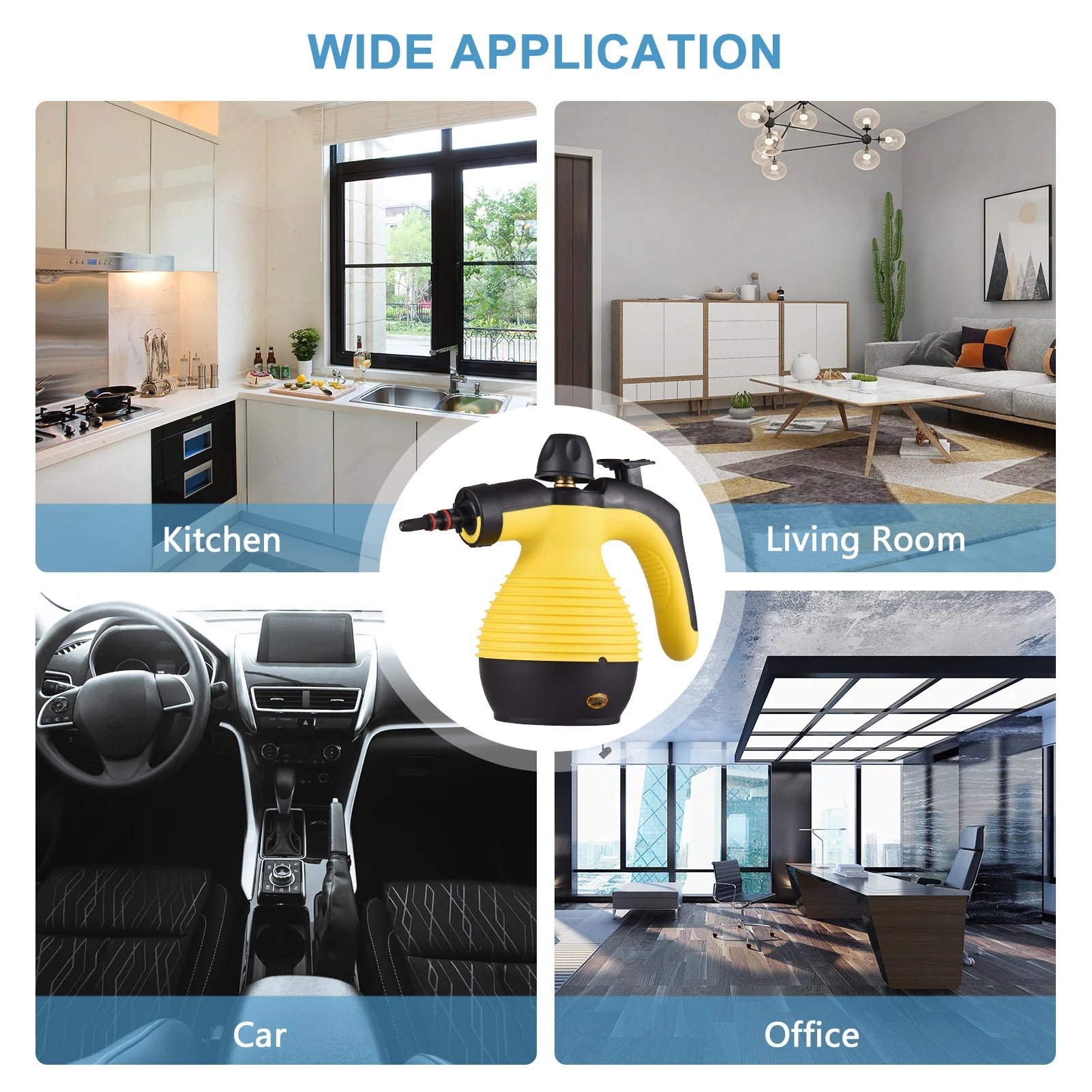 220V Handheld Steam Cleaner – High-Temperature Cleaning