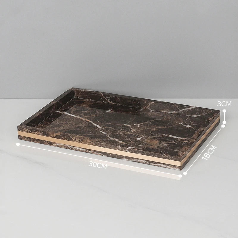 Emperador Dark Marble Bathroom Set