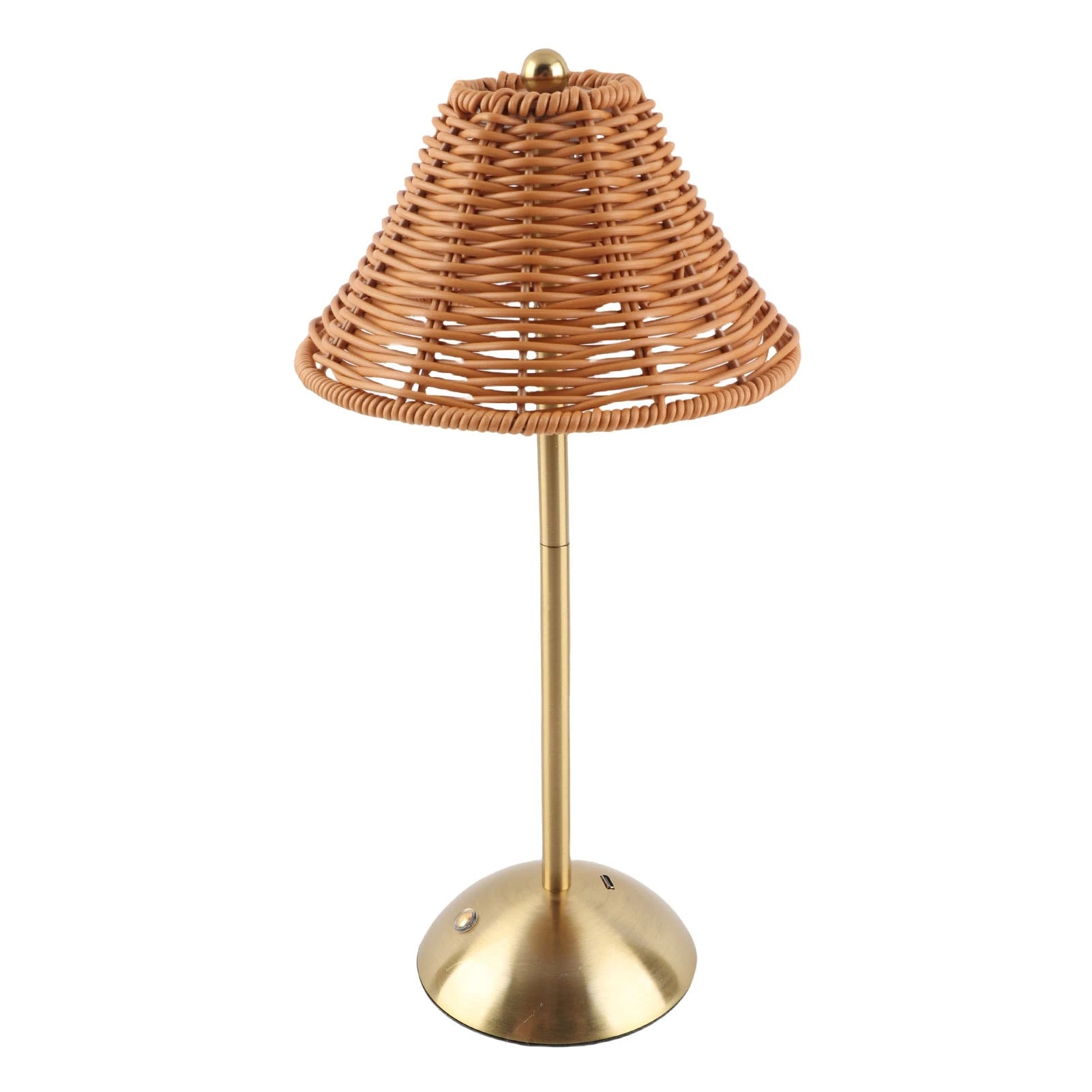 LED Rechargeable Rattan Table Lamp