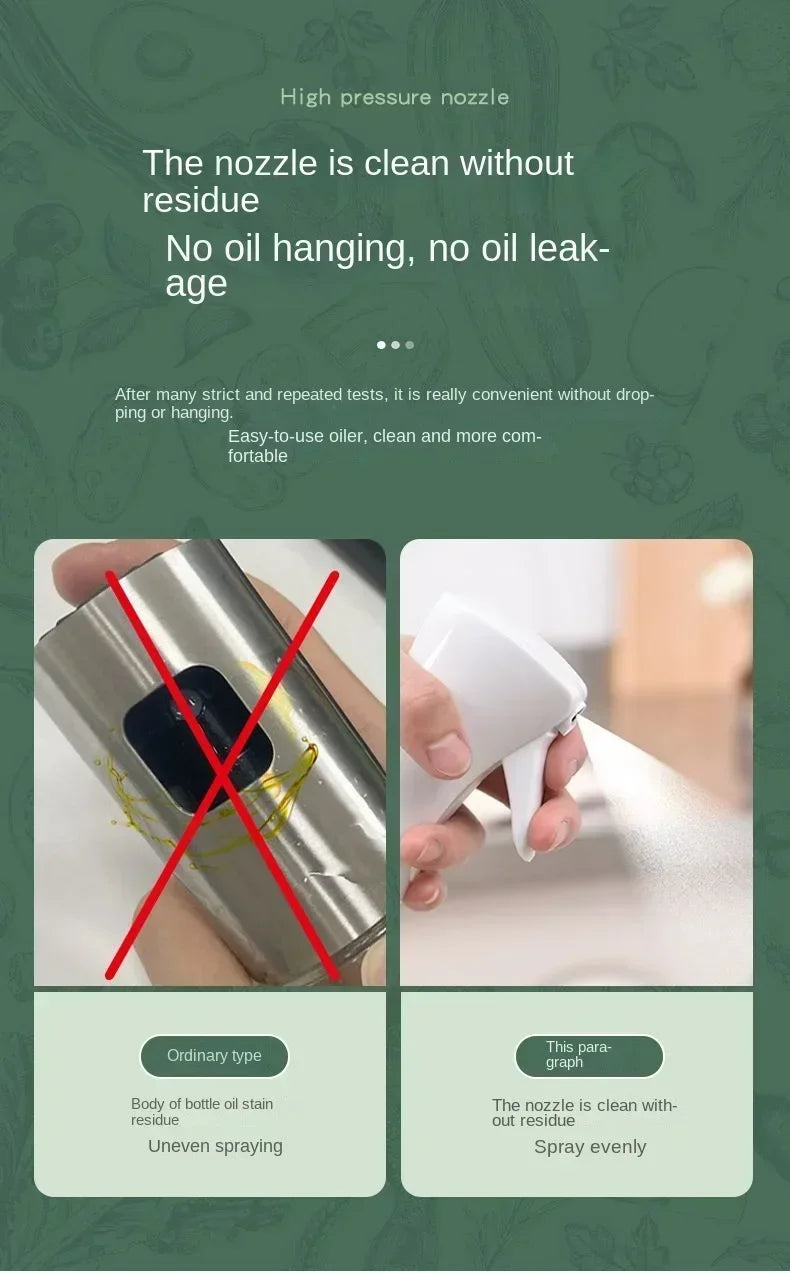 Oil Spray Bottle Dispenser