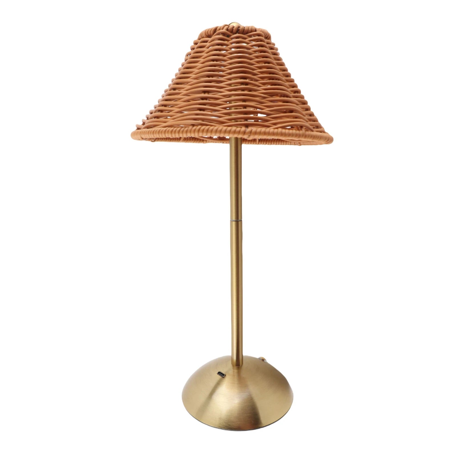 LED Rechargeable Rattan Table Lamp