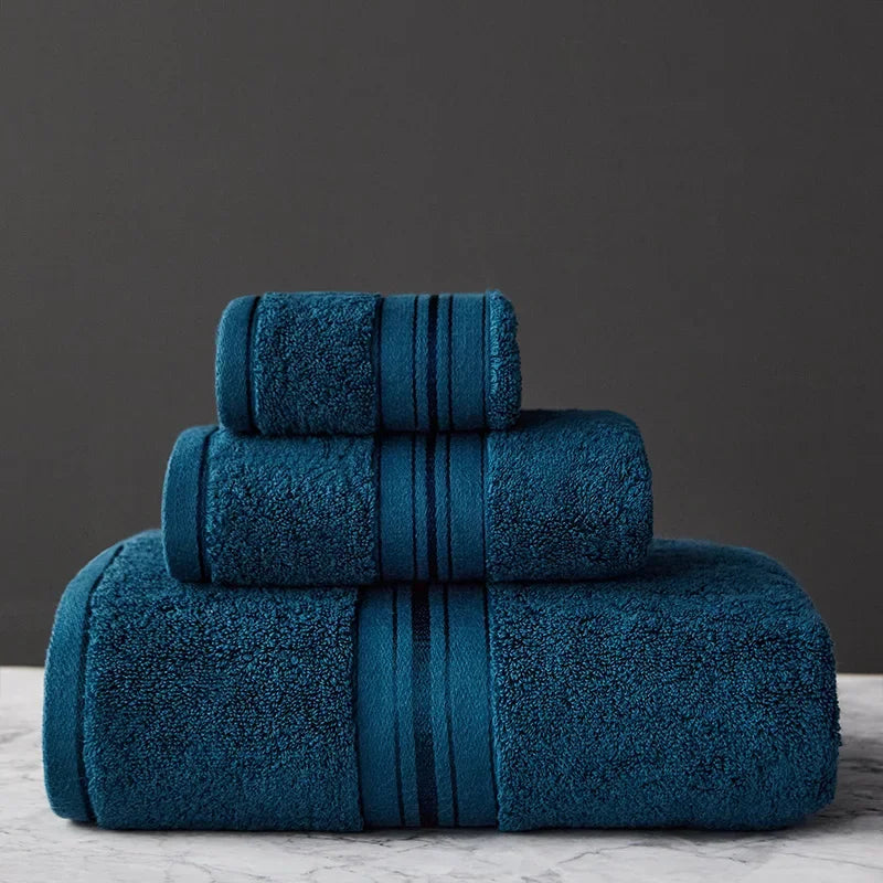 High-Quality Cotton Bath Towel Set