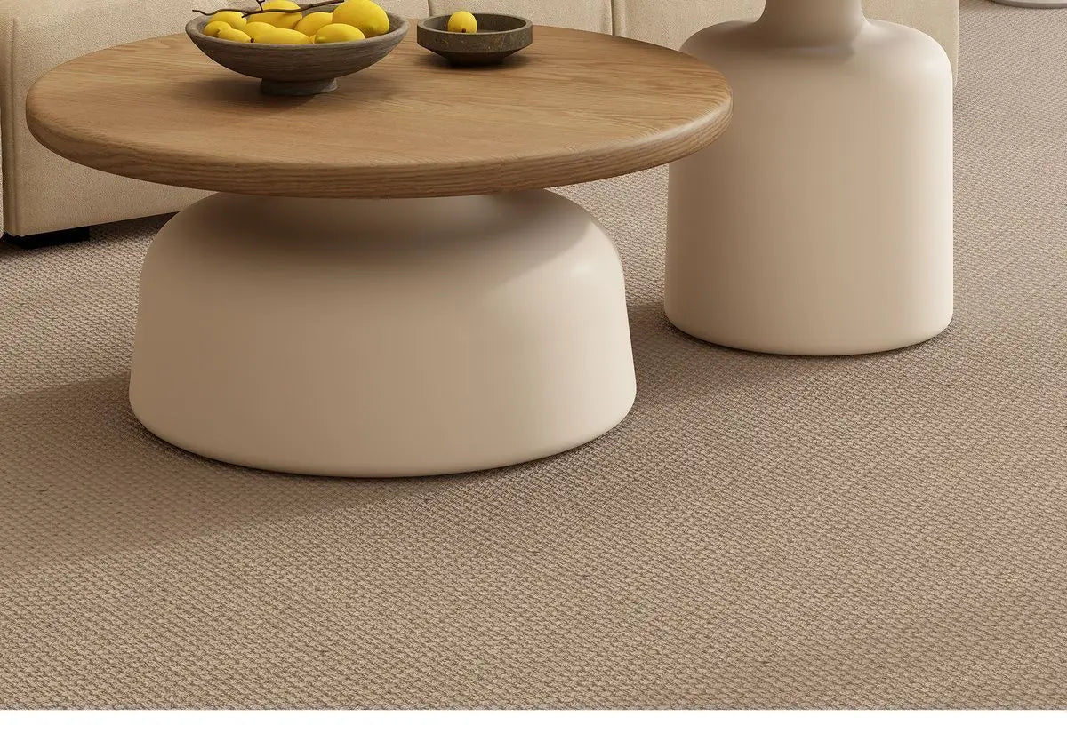Minimalist Round Iron Coffee Table