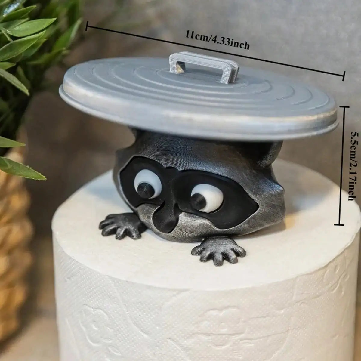 3D Printed Raccoon Toilet Paper Holder