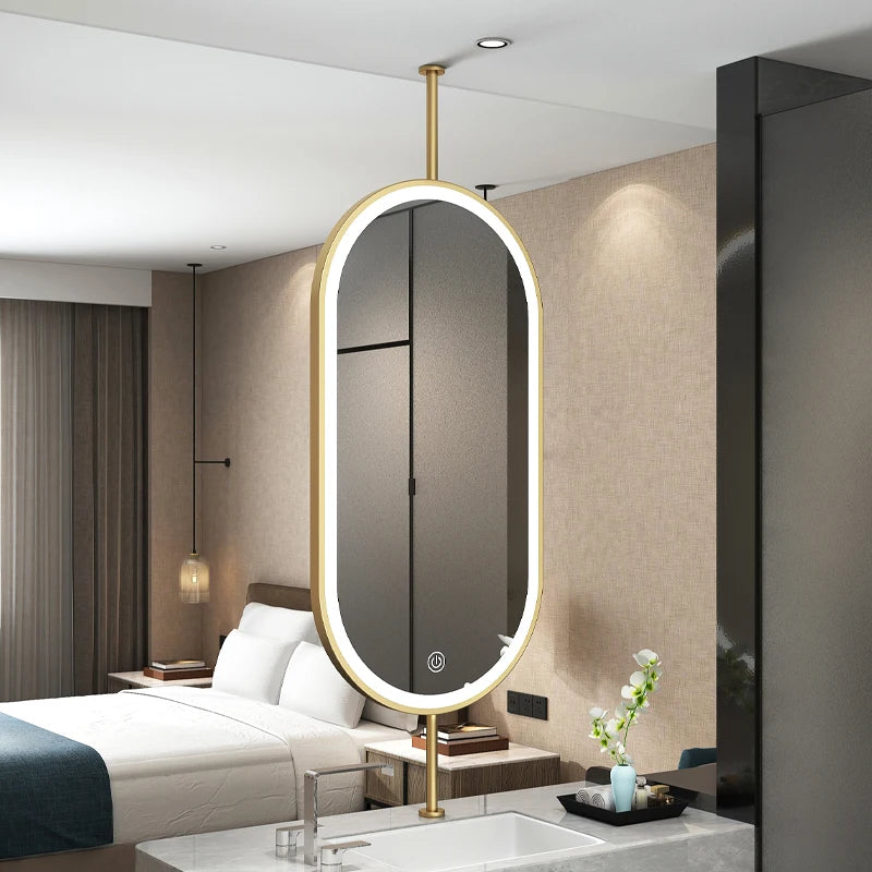 Oval Hanging LED Vanity Mirror