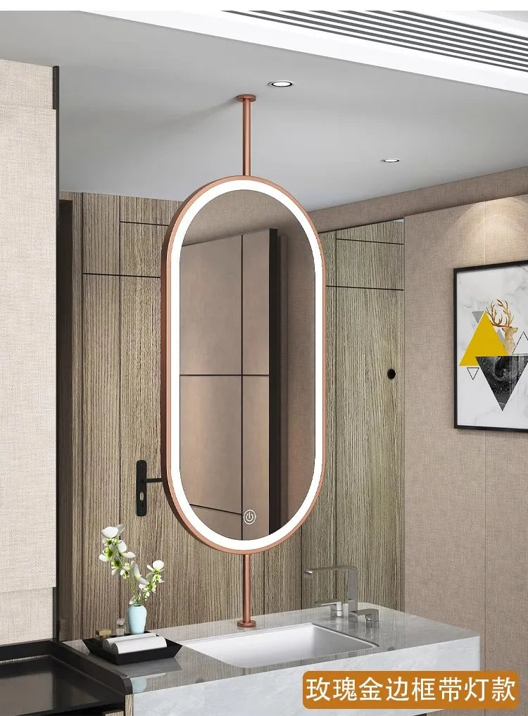Oval Hanging LED Vanity Mirror