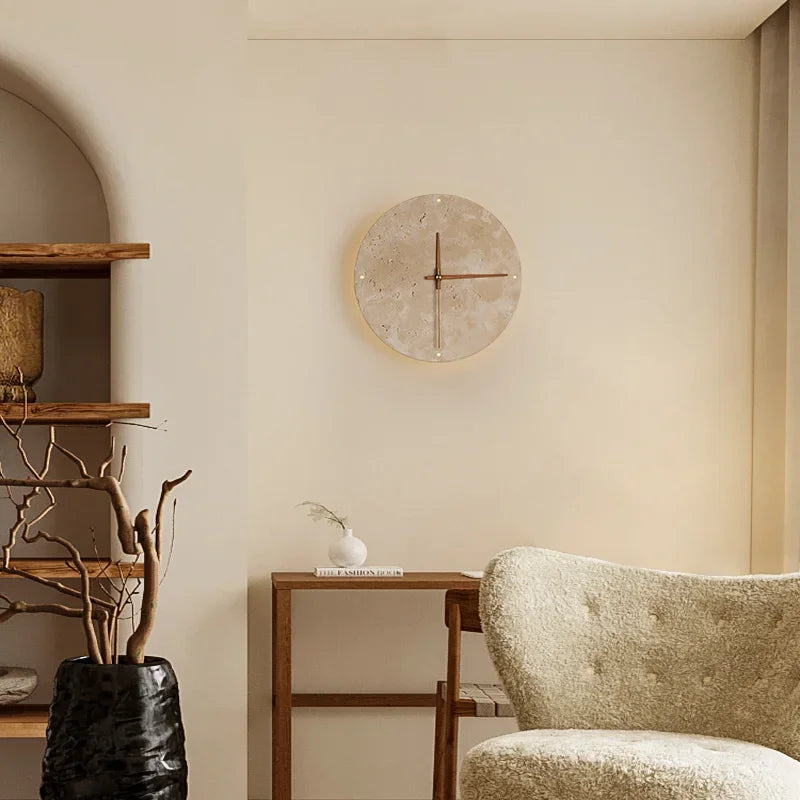 Japanese Style Wall Light Clock