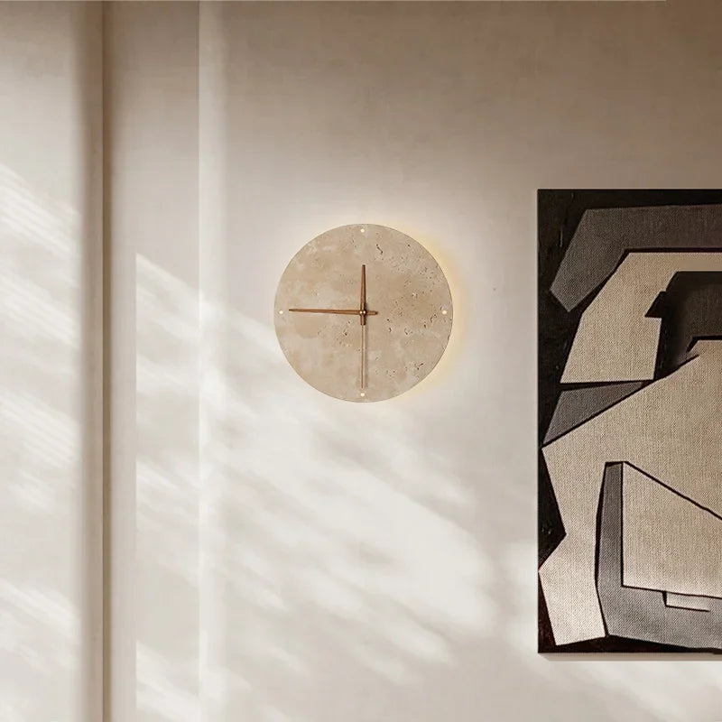 Japanese Style Wall Light Clock