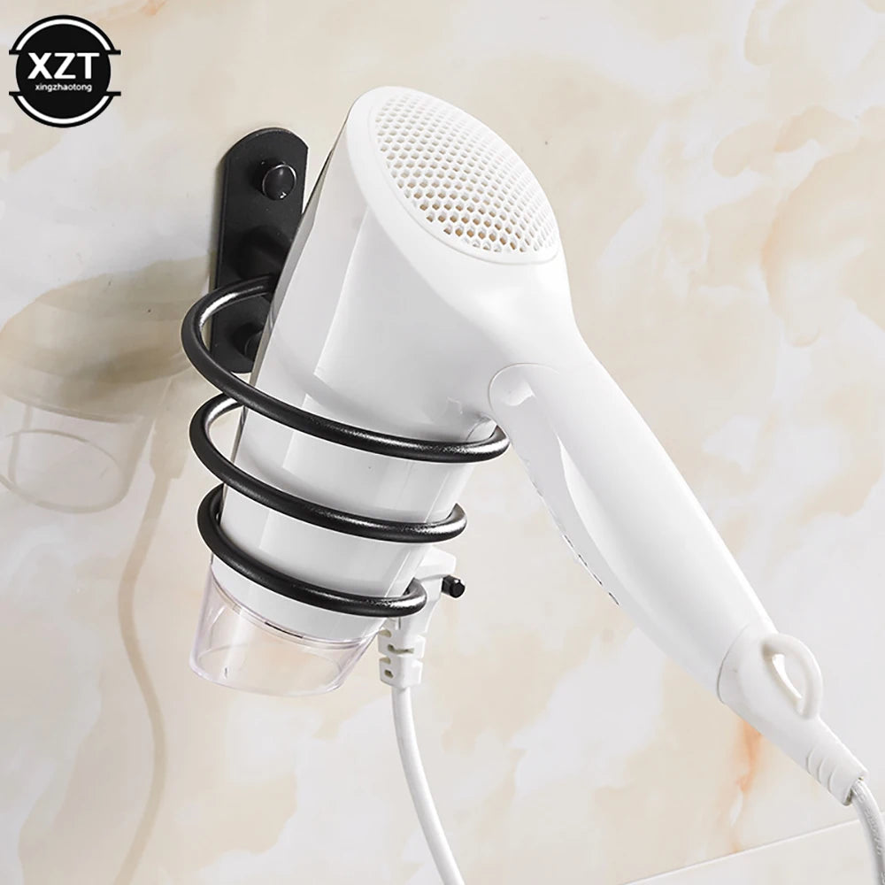 Wall-Mounted Hair Dryer Holder