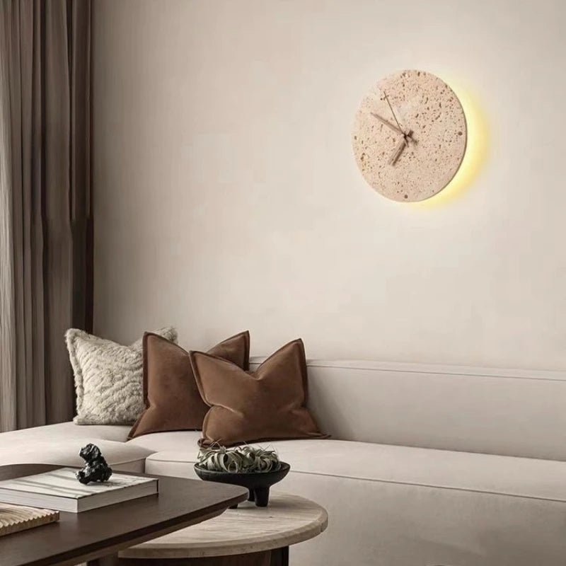 Japanese Style Wall Light Clock