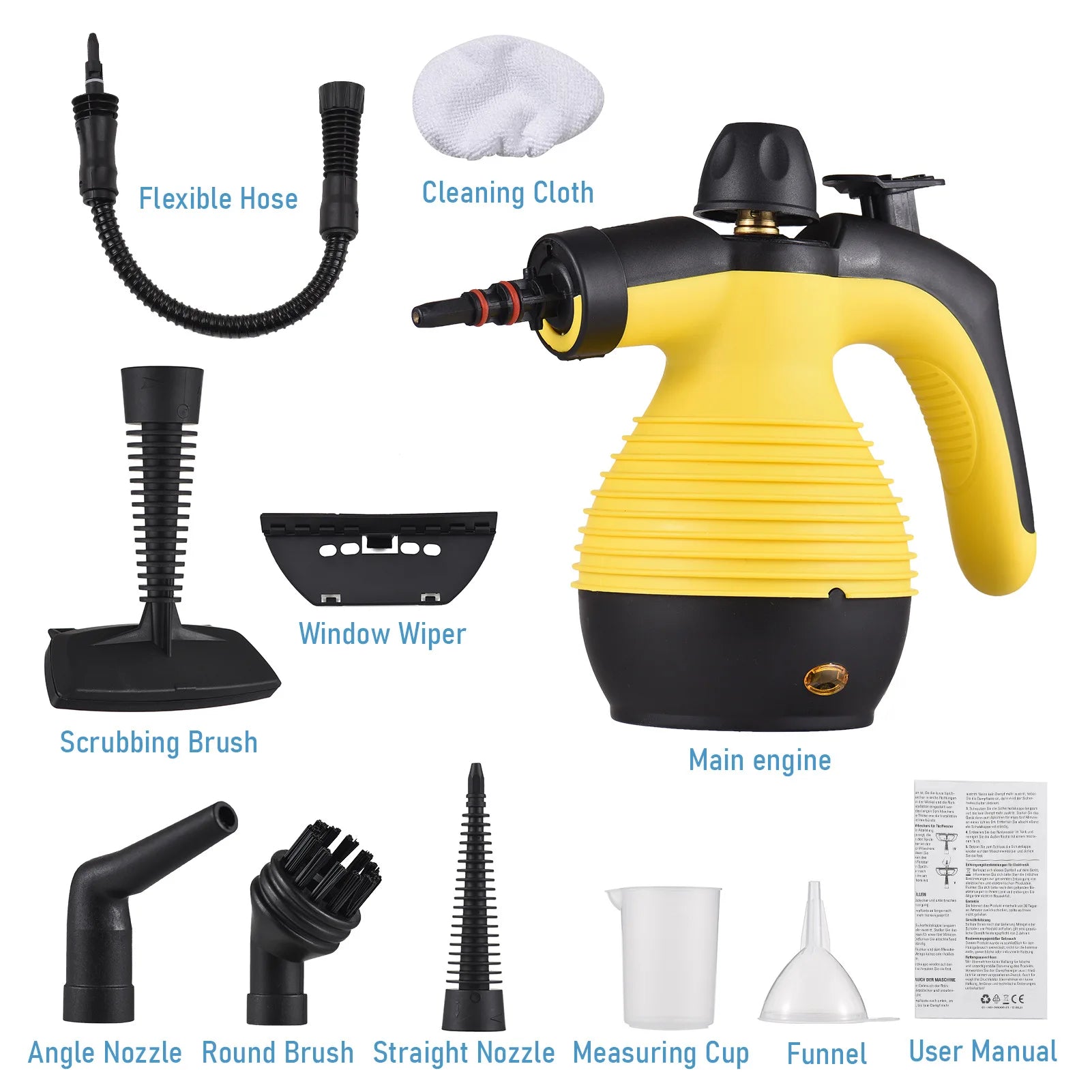 220V Handheld Steam Cleaner – High-Temperature Cleaning