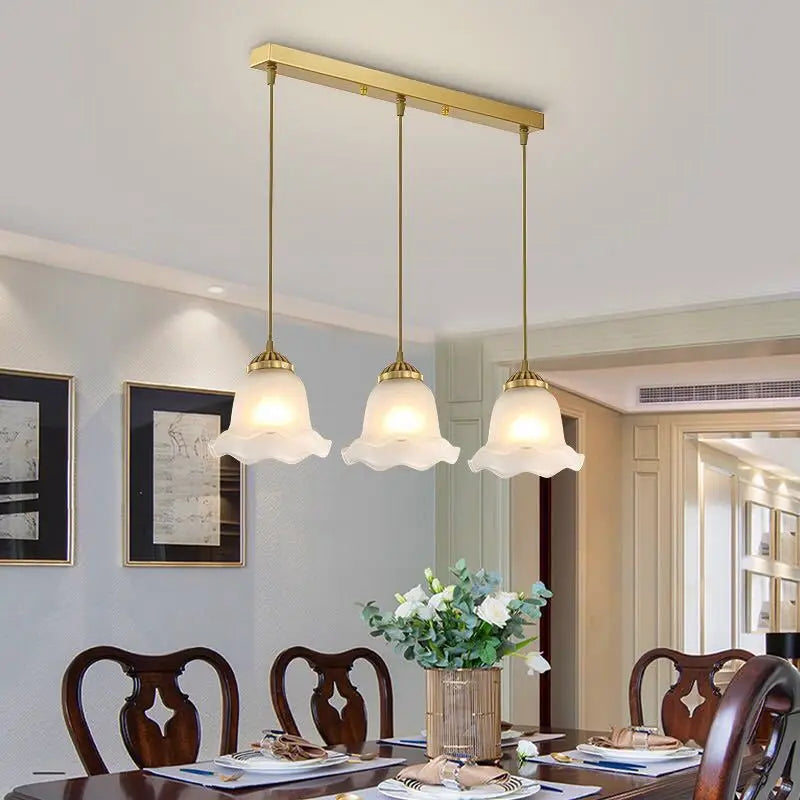 Milky White Glass LED Pendant Light