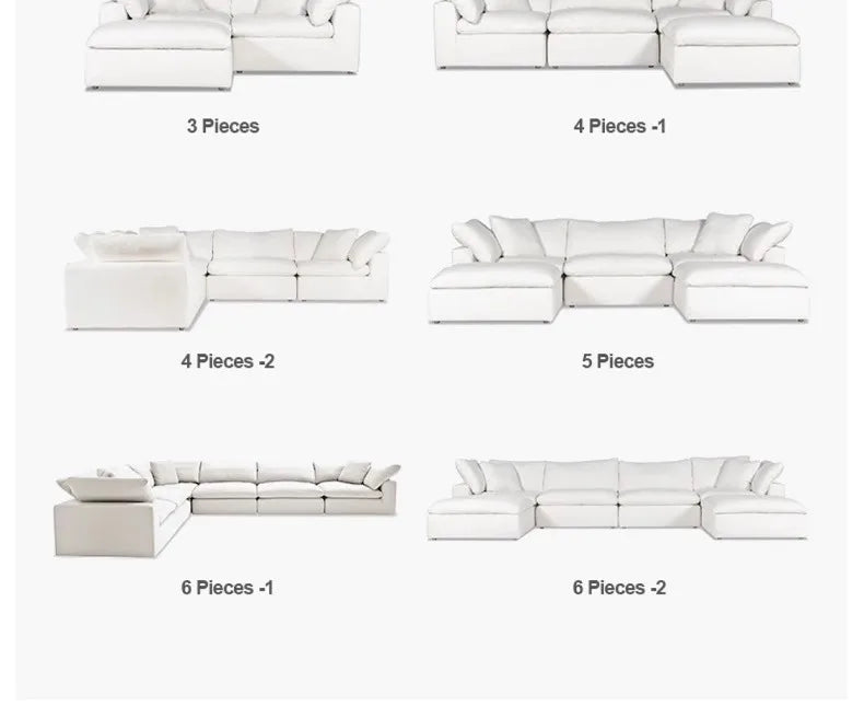 Customizable Corduroy Corner Sofa
