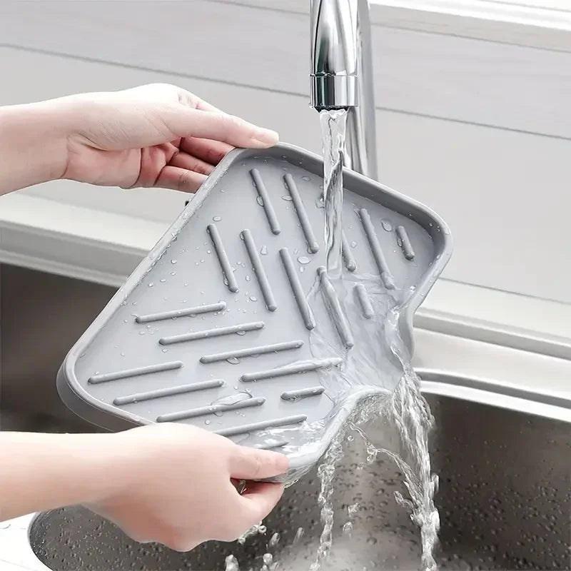 Silicone Sink Tray & Soap Holder