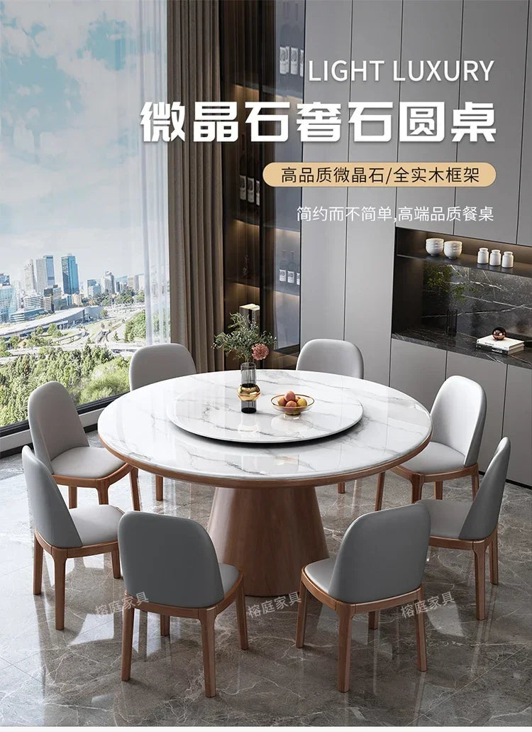 Nordic Modern Round Dining Table