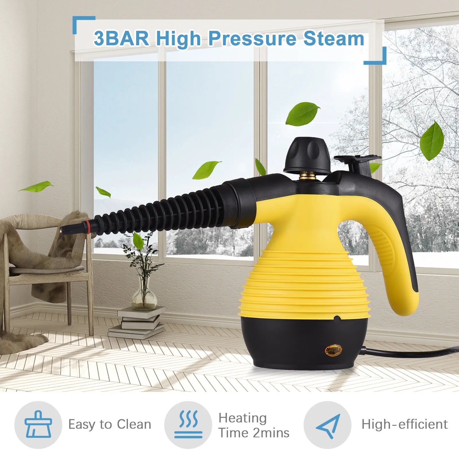 220V Handheld Steam Cleaner – High-Temperature Cleaning
