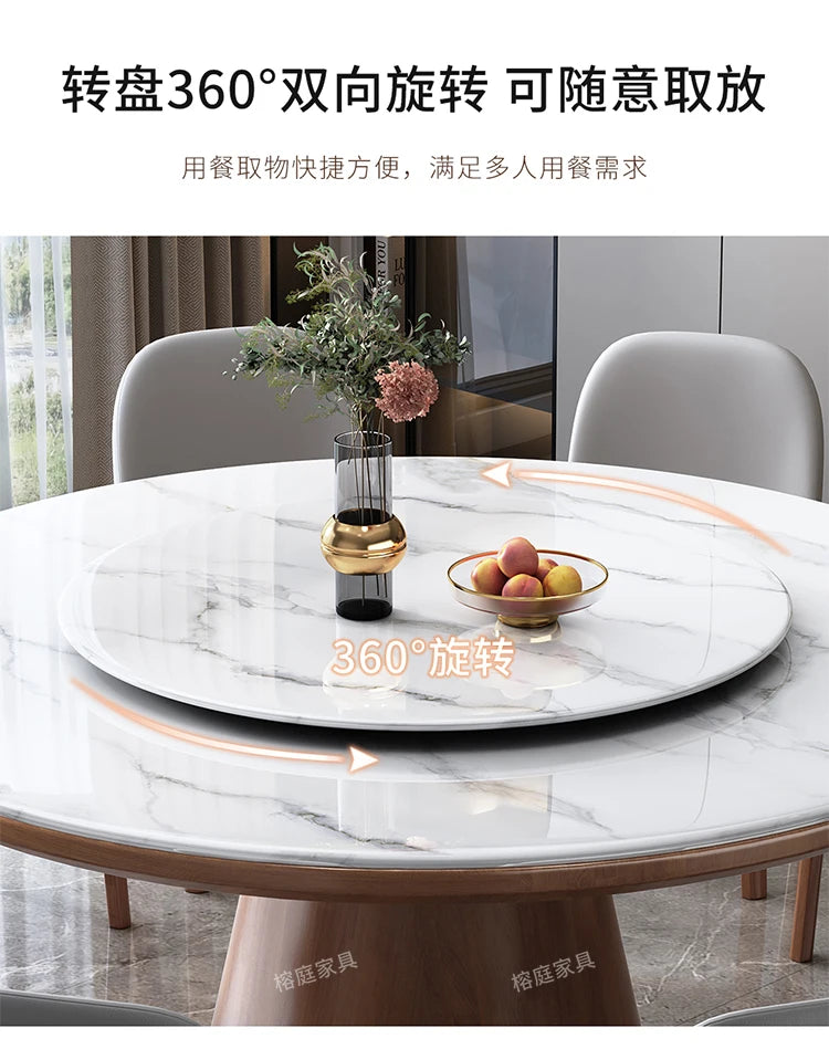 Nordic Modern Round Dining Table