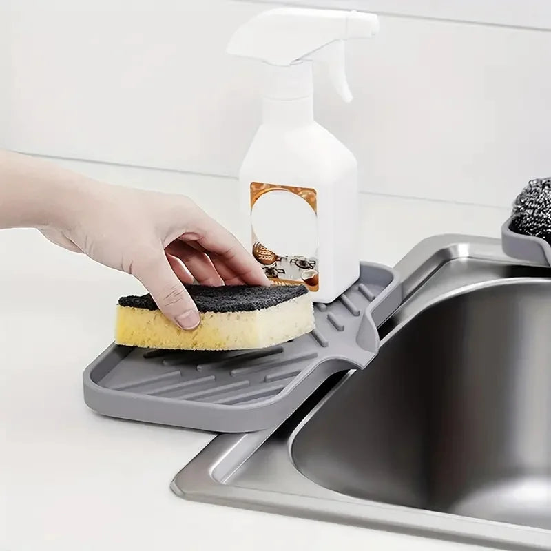 Silicone Sink Tray & Soap Holder