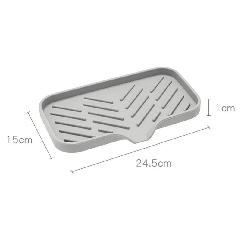Silicone Sink Tray & Soap Holder