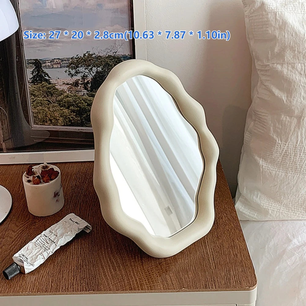 Cloud-Shaped Standing Makeup Mirror