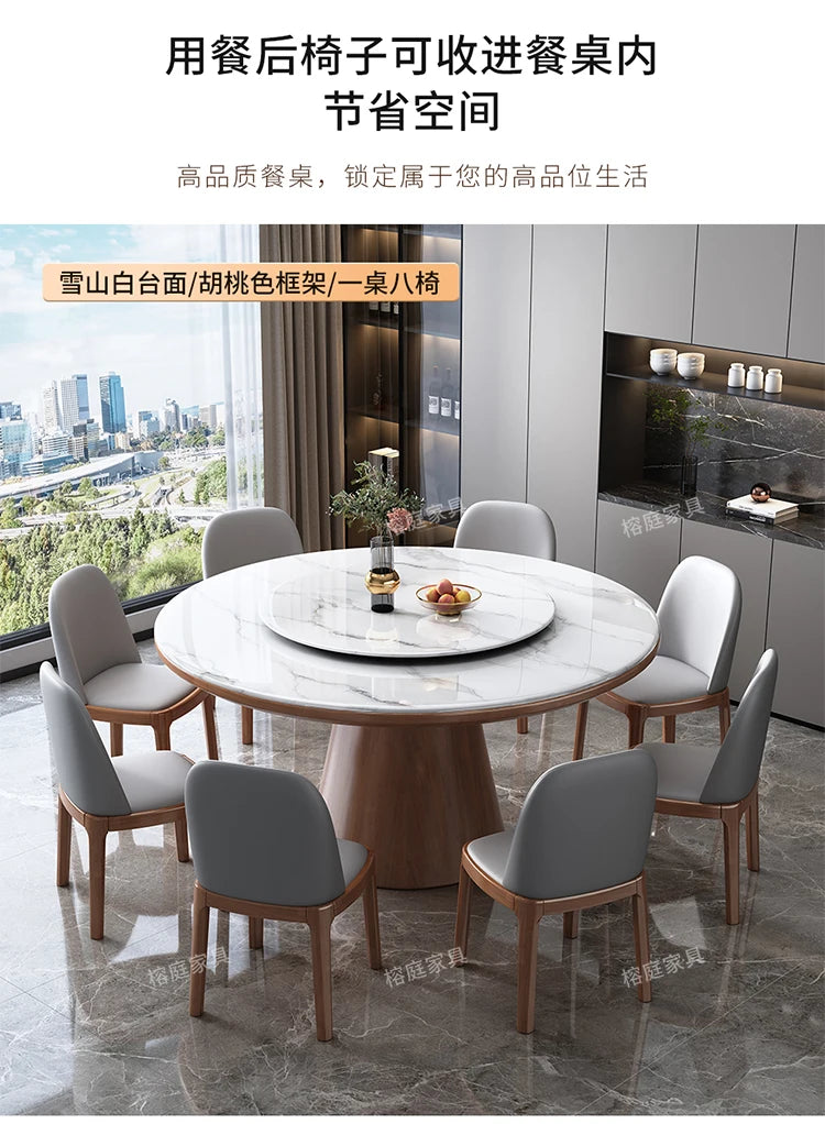 Nordic Modern Round Dining Table