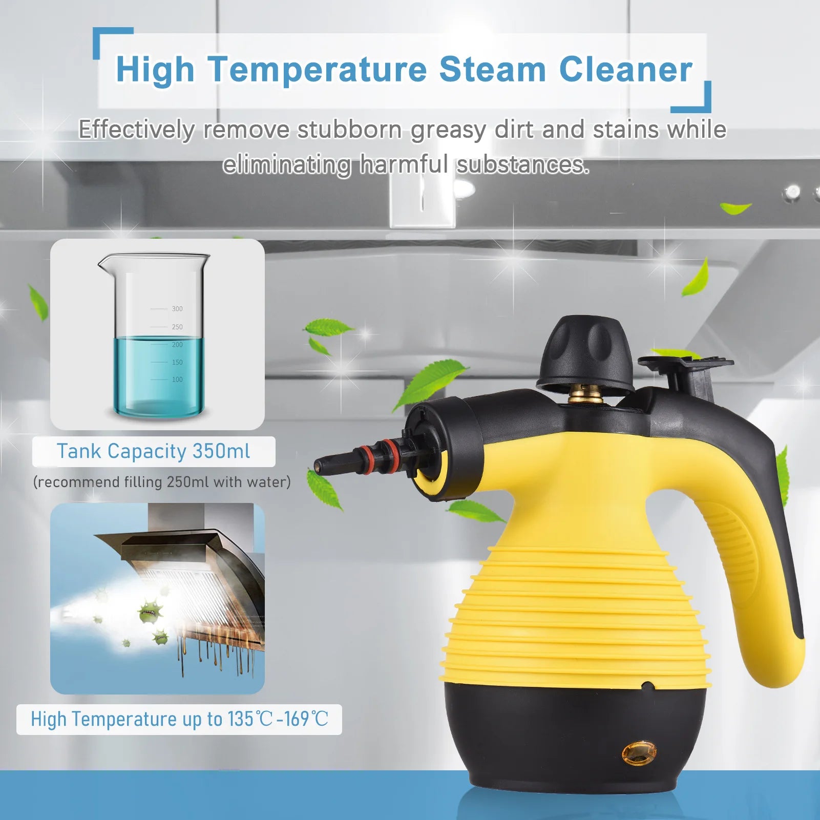 220V Handheld Steam Cleaner – High-Temperature Cleaning