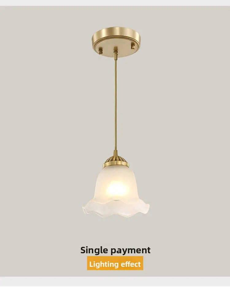 Milky White Glass LED Pendant Light