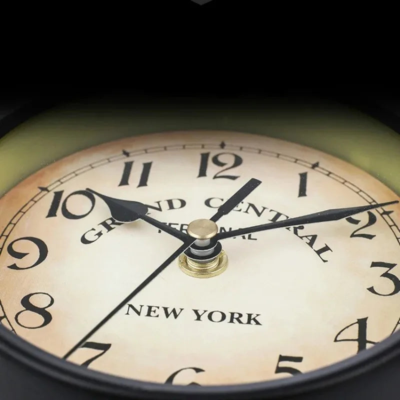 Retro Double-Sided Outdoor Wall Clock