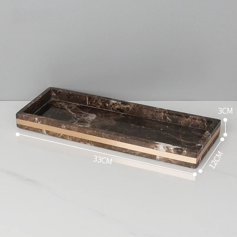 Emperador Dark Marble Bathroom Set