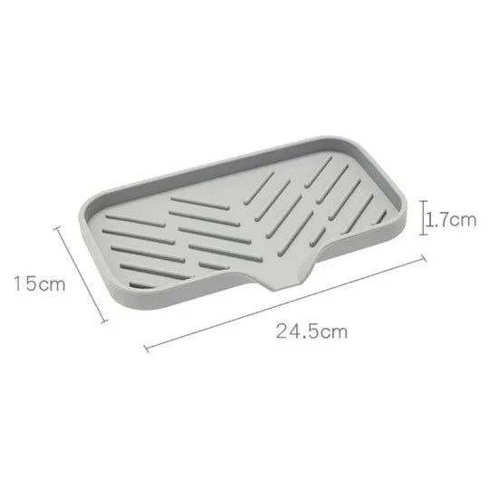 Silicone Sink Tray & Soap Holder