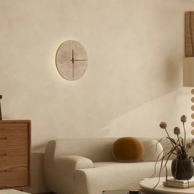 Japanese Style Wall Light Clock