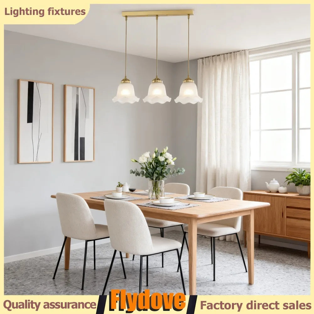 Milky White Glass LED Pendant Light