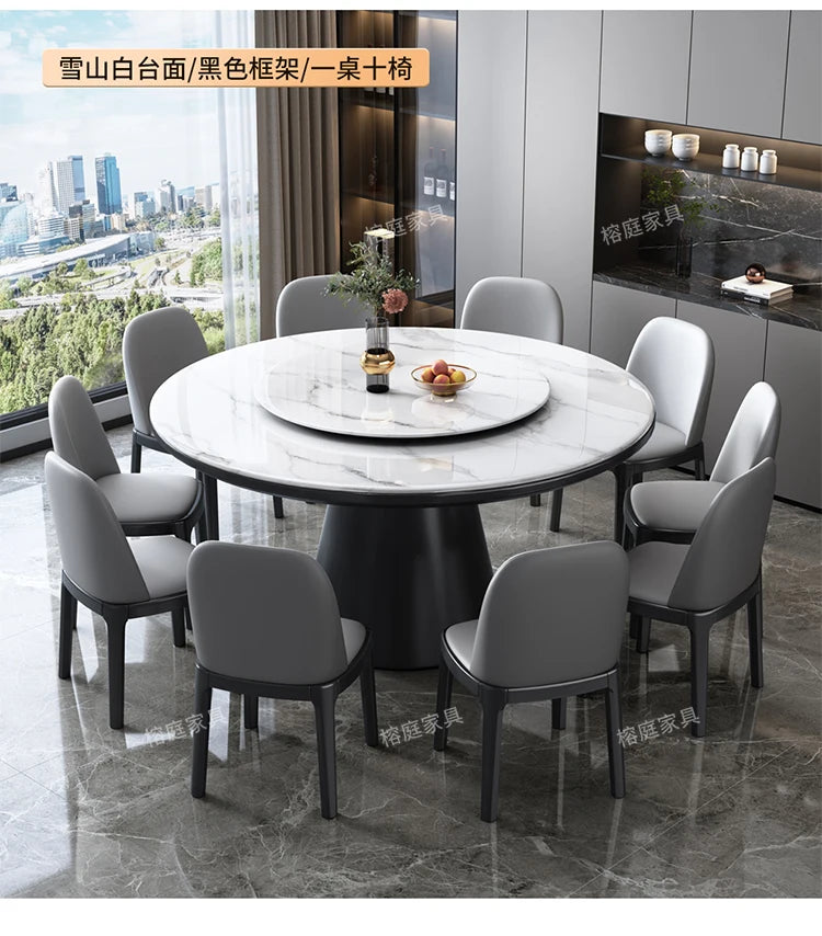 Nordic Modern Round Dining Table