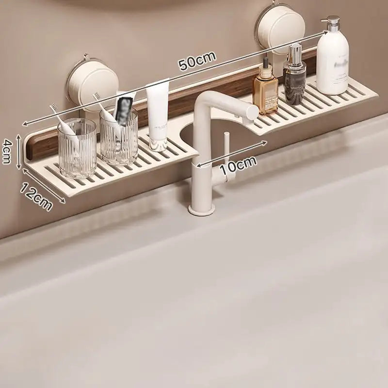 Bathroom Suction Cup Shower Shelf