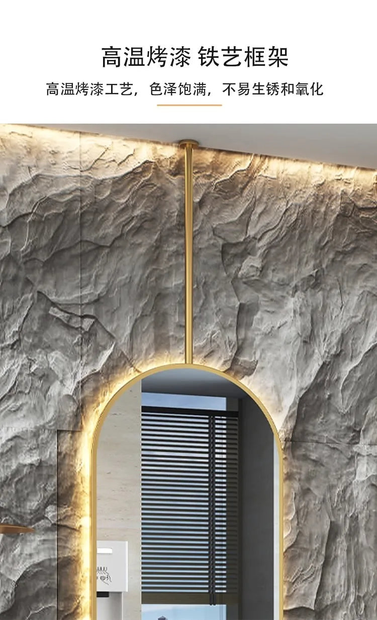 Oval Hanging LED Vanity Mirror
