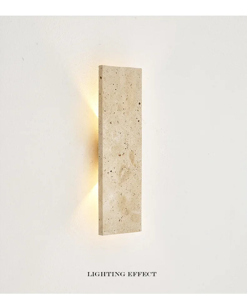Outdoor Yellow Cave Stone Wall Light