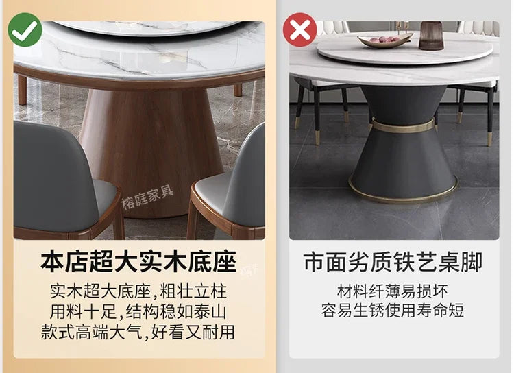 Nordic Modern Round Dining Table